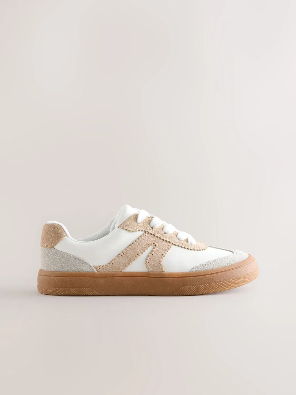 Кроссовки с широким носком, Neutral Barefoot Lace-up Next, нейтральный — фото 2