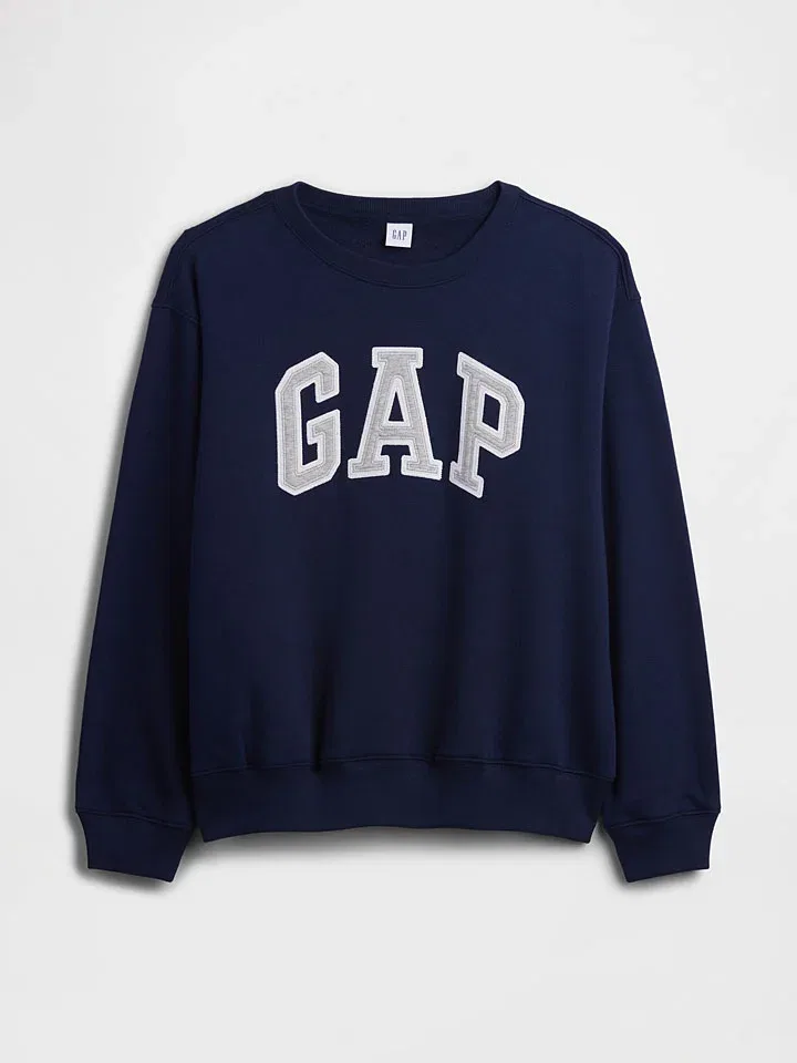 Свободный женский свитшот GAP, Dark Blue — фото 3
