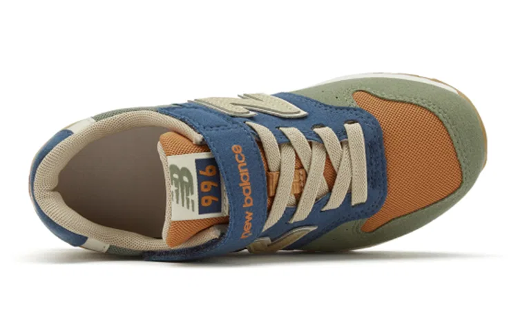 Детские кроссовки с амортизацией New Balance 996, Orange Green Blue — фото 3