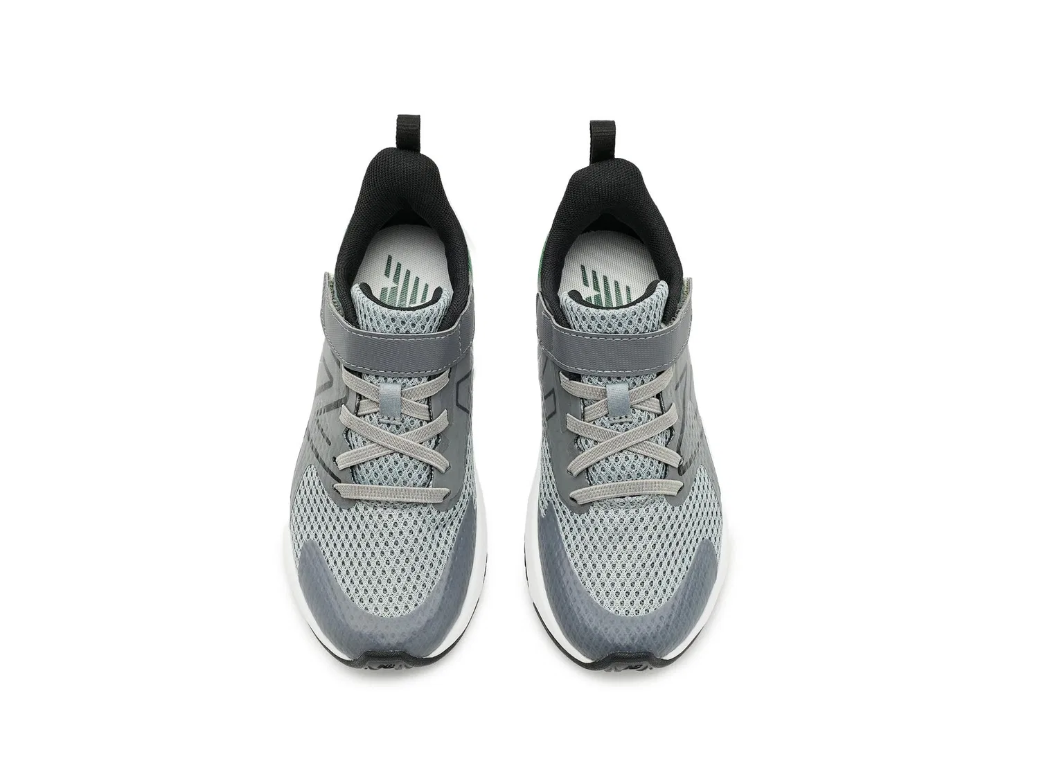 Кроссовки Rave Run Hook-and-Loop (для маленьких детей) New Balance Kids, Castlerock/Slate Grey — фото 3