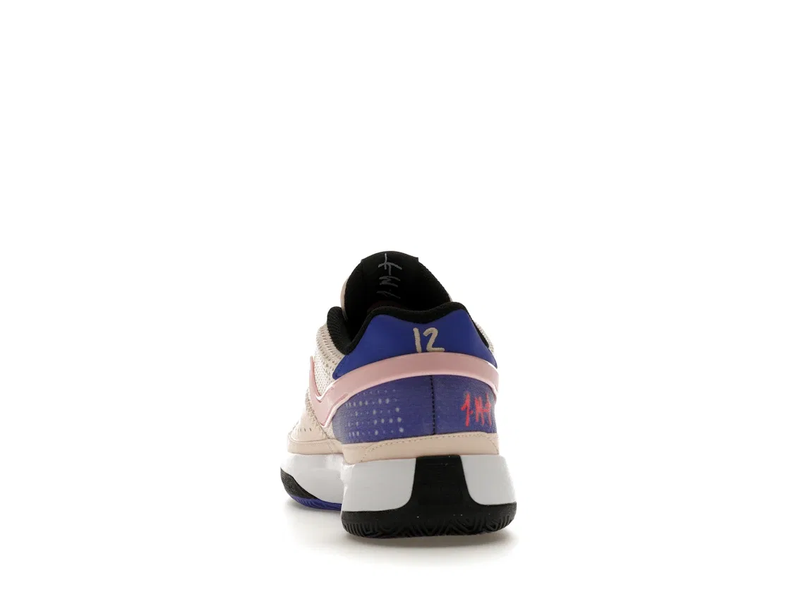 Детские кроссовки для мальчиков баскетбольные Nike Ja 1, Guava Ice/White/Black/Medium Soft Pink — фото 4