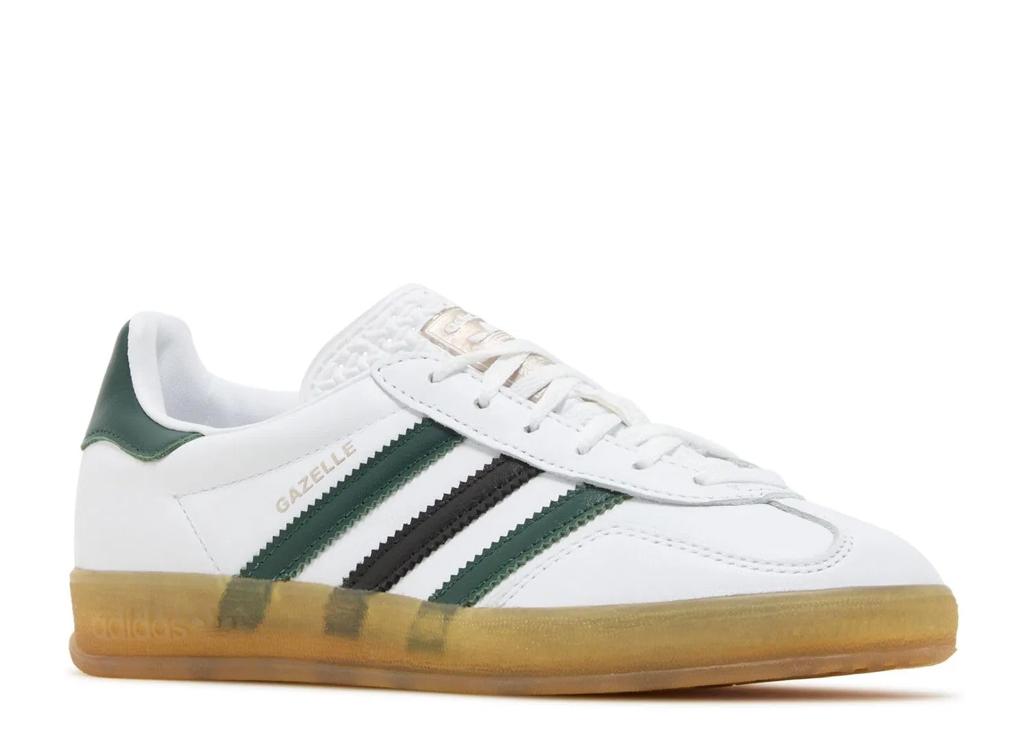 Детские кроссовки без шнуровки Stan Smith Adidas, White Cloud Green Collegiate Black — фото 2