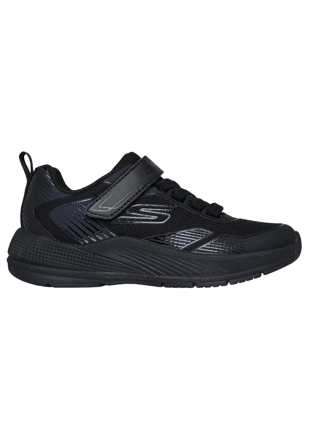 Детские кроссовки с липучками Microspec Advance-Oasis Point Skechers, Schwarz — фото 2