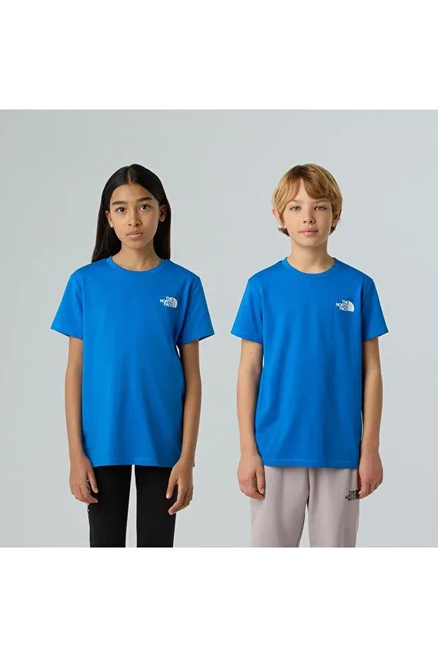 Детская футболка для девочек с коротким рукавом The North Face, Hero Blue
