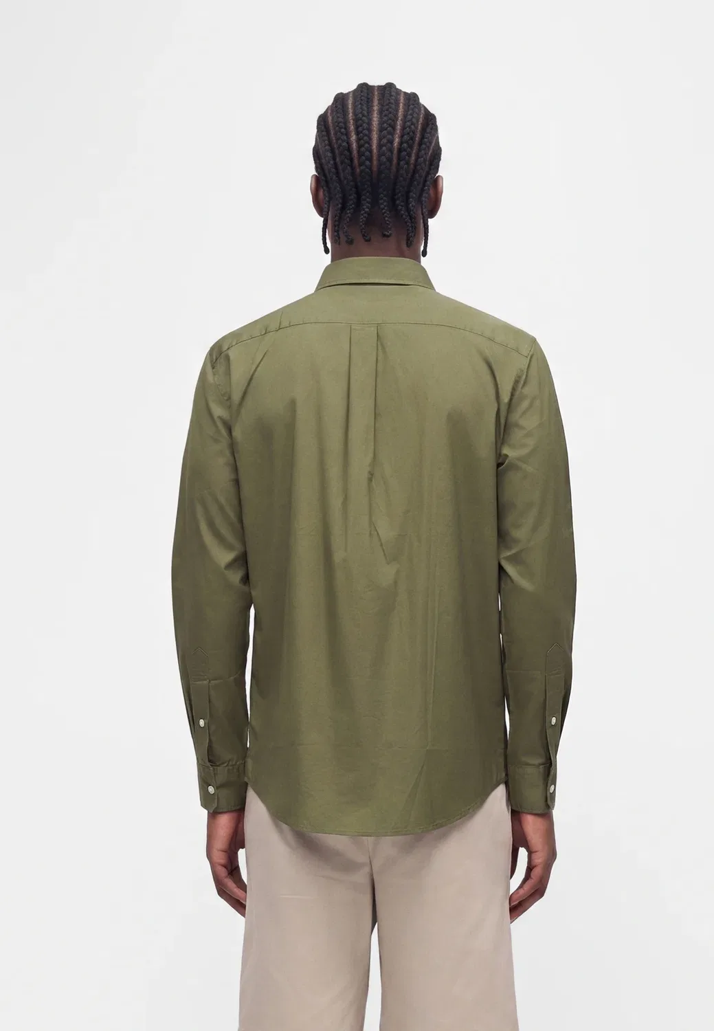 Рубашка Flex Solid - базовые элементы гардероба Tommy Hilfiger, Ghost Fern — фото 3