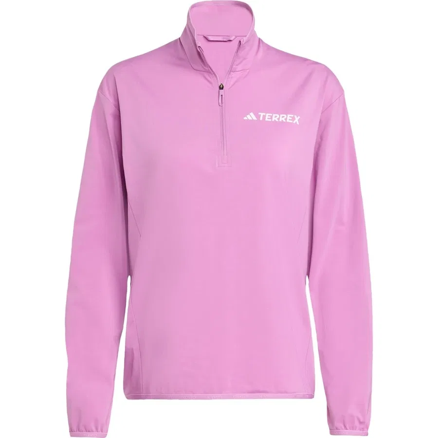 Технический флис с полузамком CLIMAWARM Terrex Multi adidas, Фиолетовый — фото 3