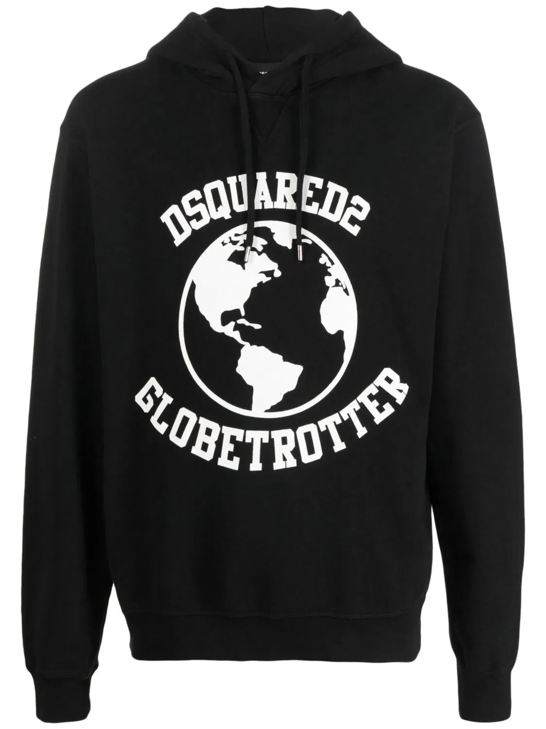 Худи с логотипом Globetrotter DSQUARED2, черный