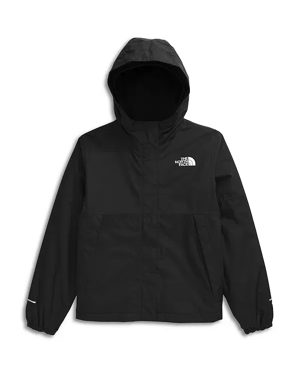 Детская куртка для девочек с капюшоном Warm Antora Rain Jacket The North Face, Tnf Black