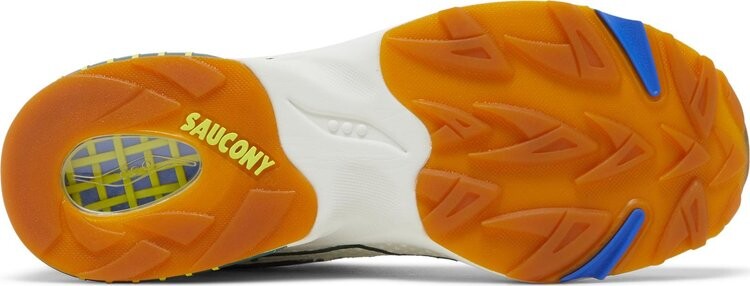 Кроссовки Saucony Bodega x 3D Grid Hurricane Loyal to the Sport, кремовый — фото 4