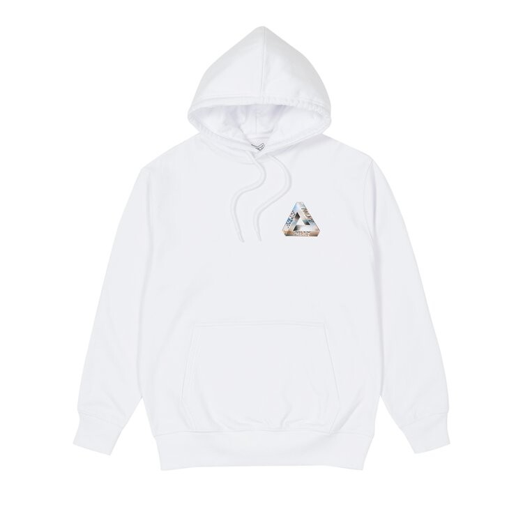 

Толстовка Palace Tri-Chrome Hood 'White', белый