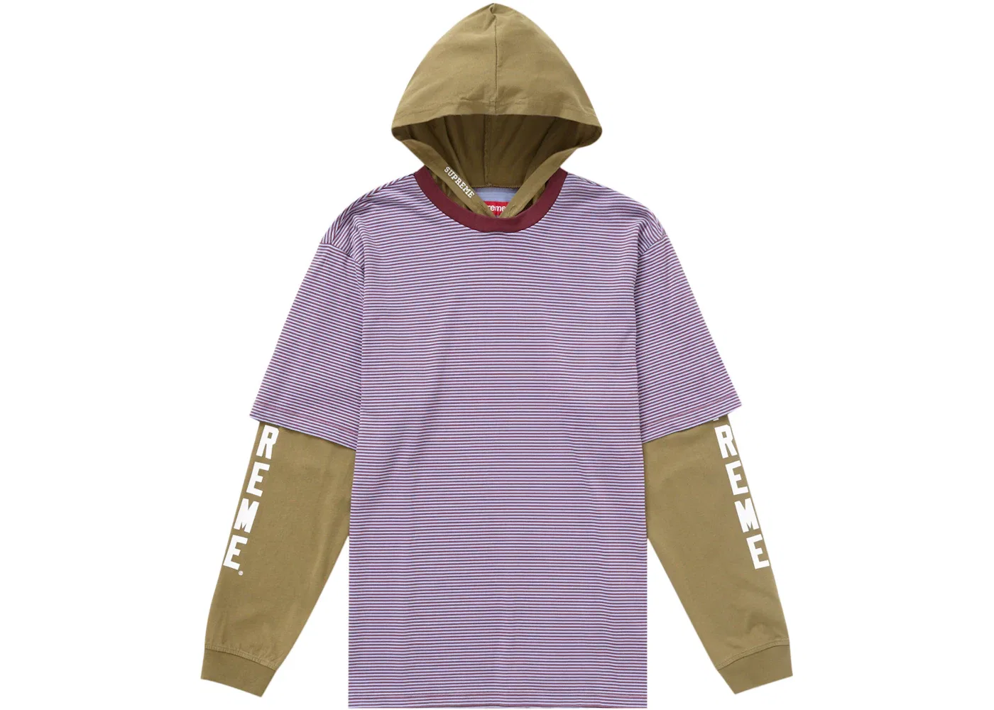 Мужская футболка с длинным рукавом Supreme Top (SS24), Olive