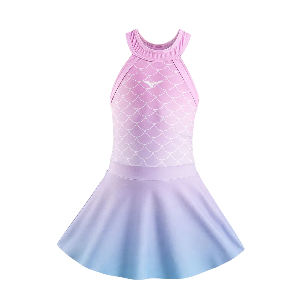 Детский купальный комплект Mizuno, Цвет Gradient Purple Mermaid Style