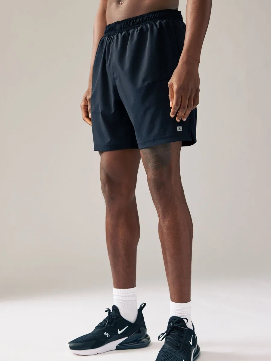 Спортивные шорты Next Regular Workout Pants 'Active gym' в темно-синем и черном цветах — фото 2