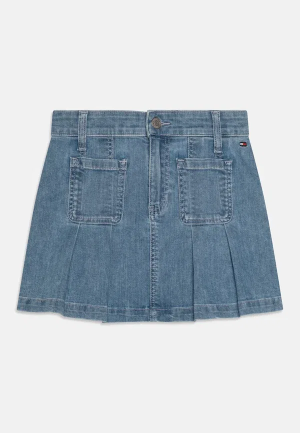 Юбка джинсовая pleated skirt Tommy Hilfiger, drapey — фото 3