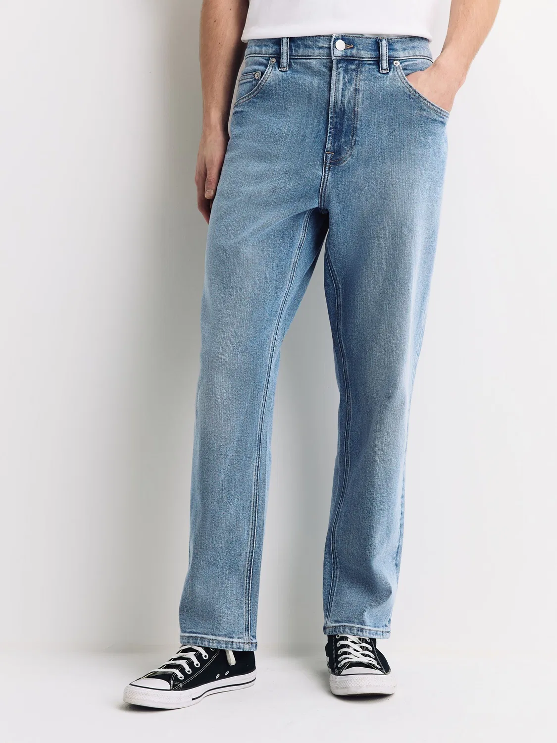 Джинсы прямого кроя Next Light Blue Denim