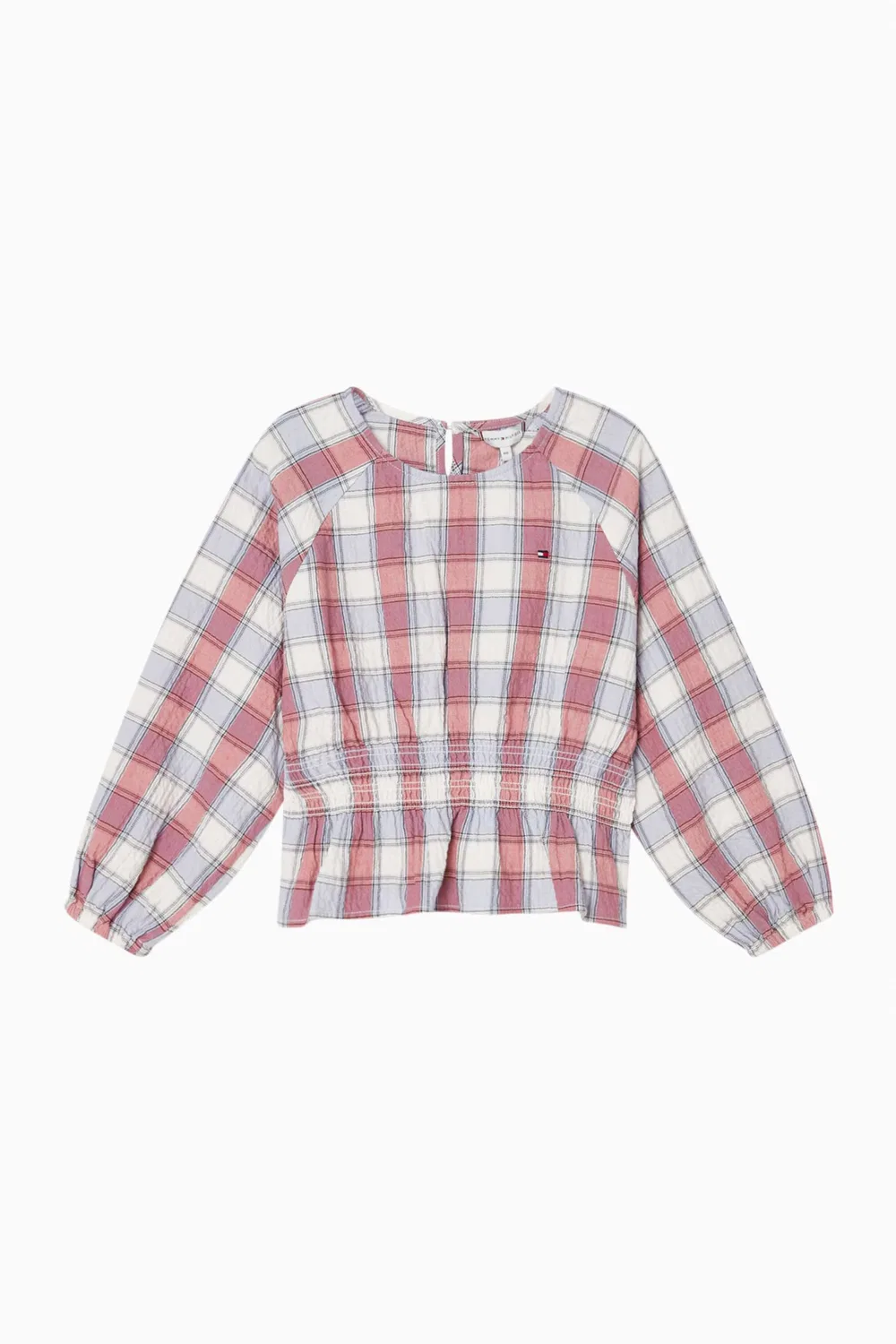 Блузка с принтом в клетку Tommy Hilfiger