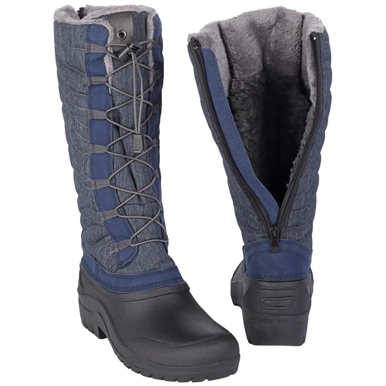 Детские зимние сапоги на молнии Harrys Horse, Blau Navyblau Mitternachtsindigo — фото 4