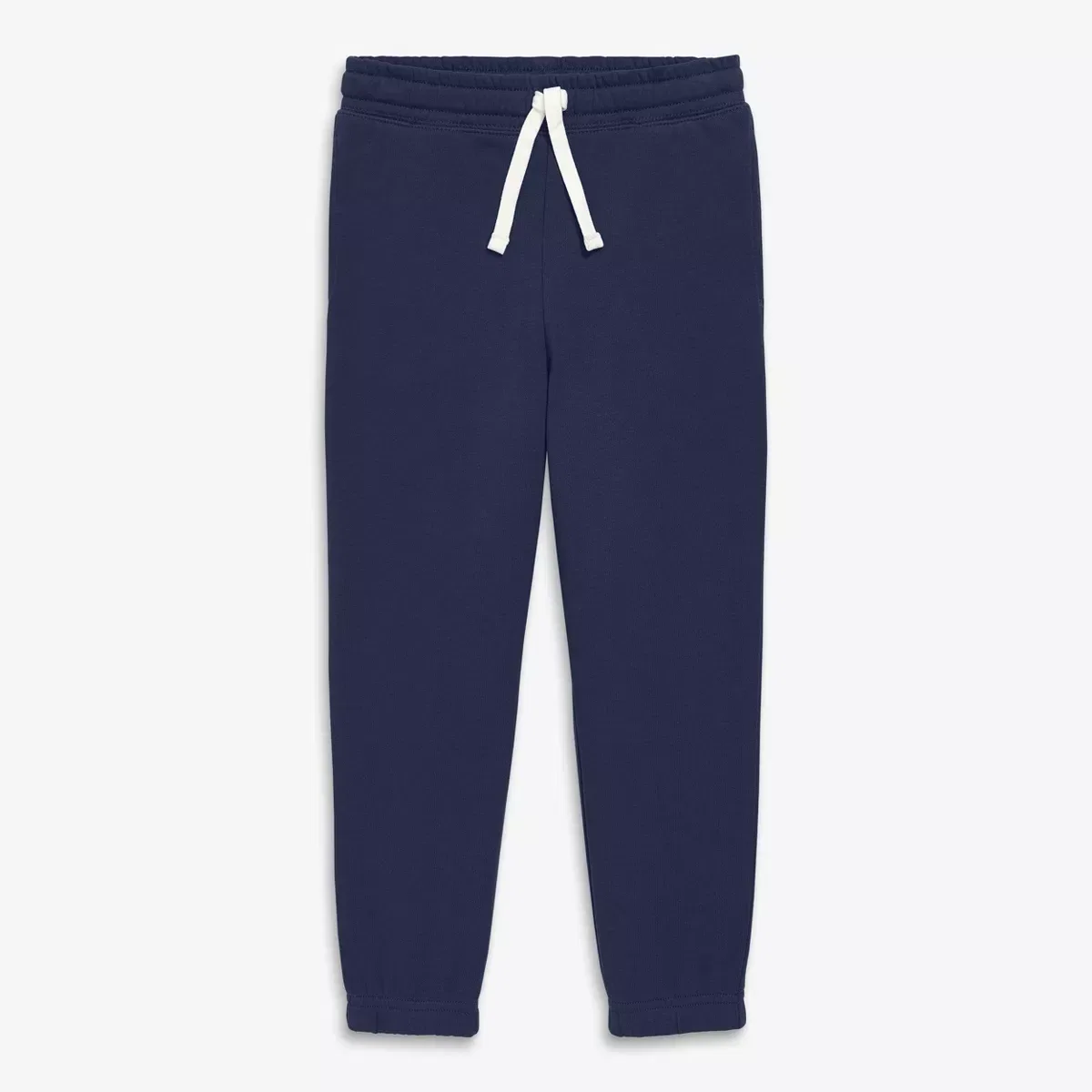 Детские штаны из футера с эластичным поясом Primary Navy