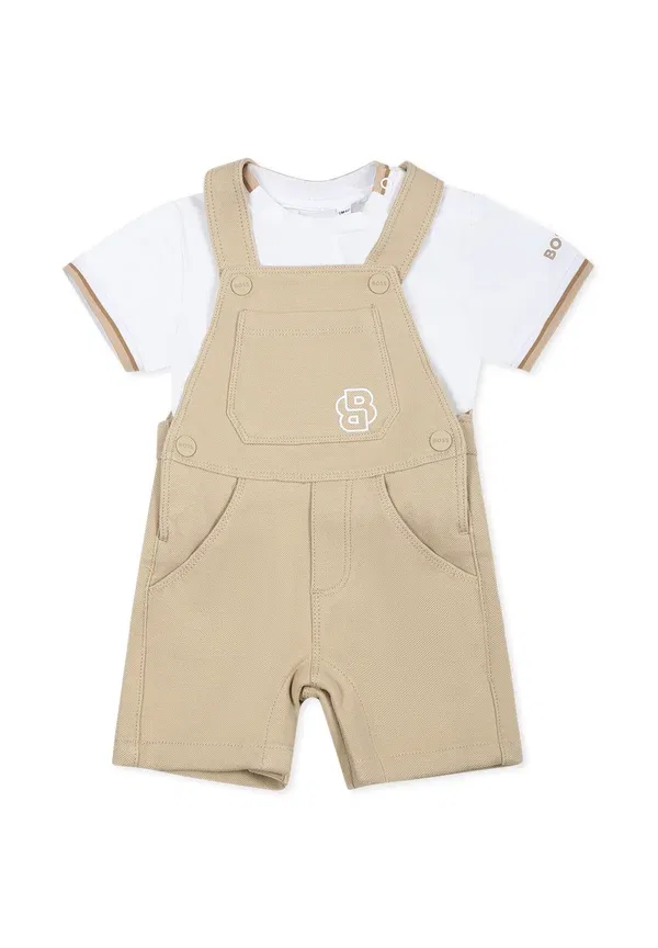 Детская футболка Boss Kidswear, бежевый