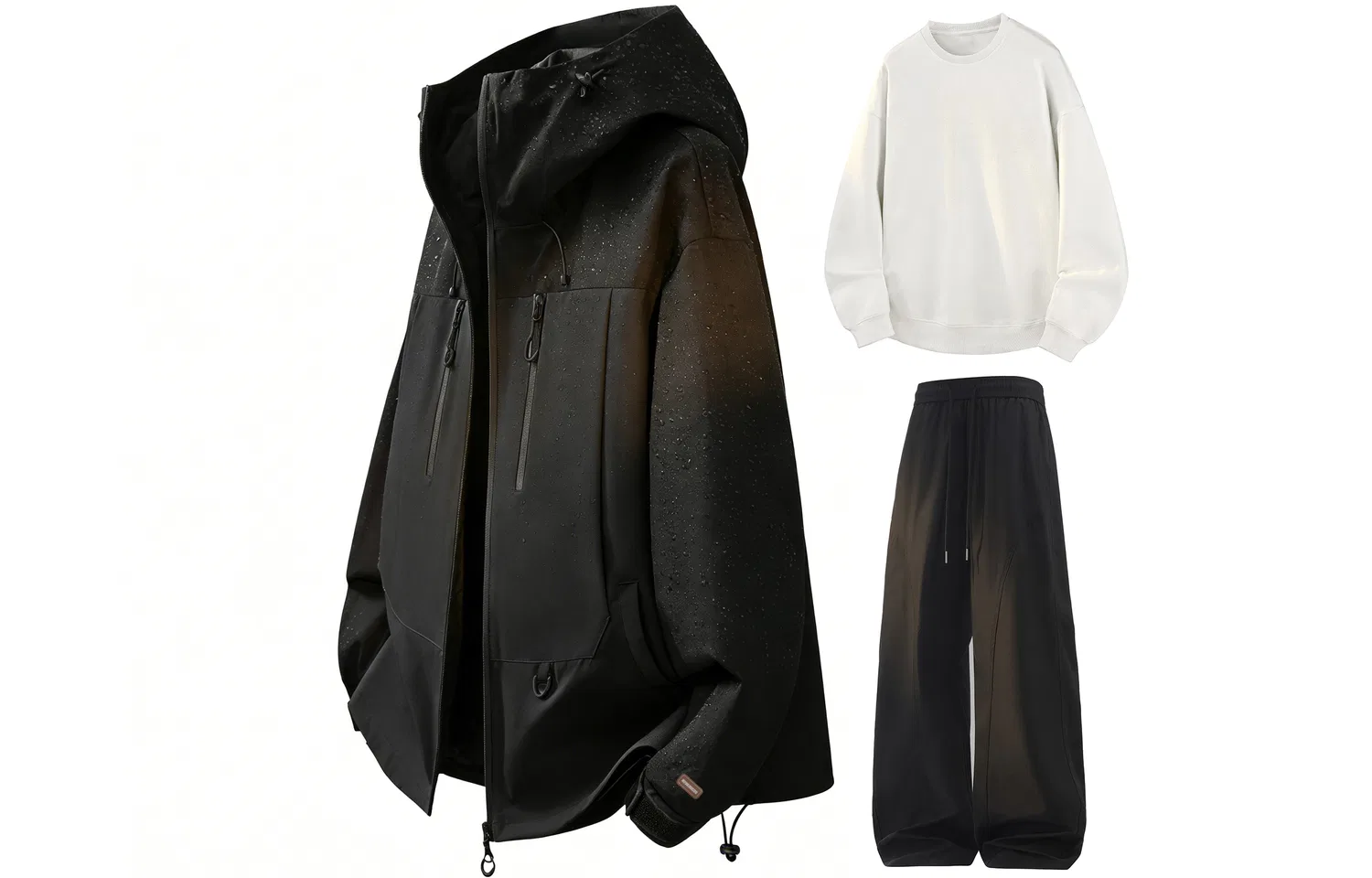 Детский комплект ветровка и брюки с бейджем 3 предмета Windbreaker Jacket Clothing Sets WARRIOR