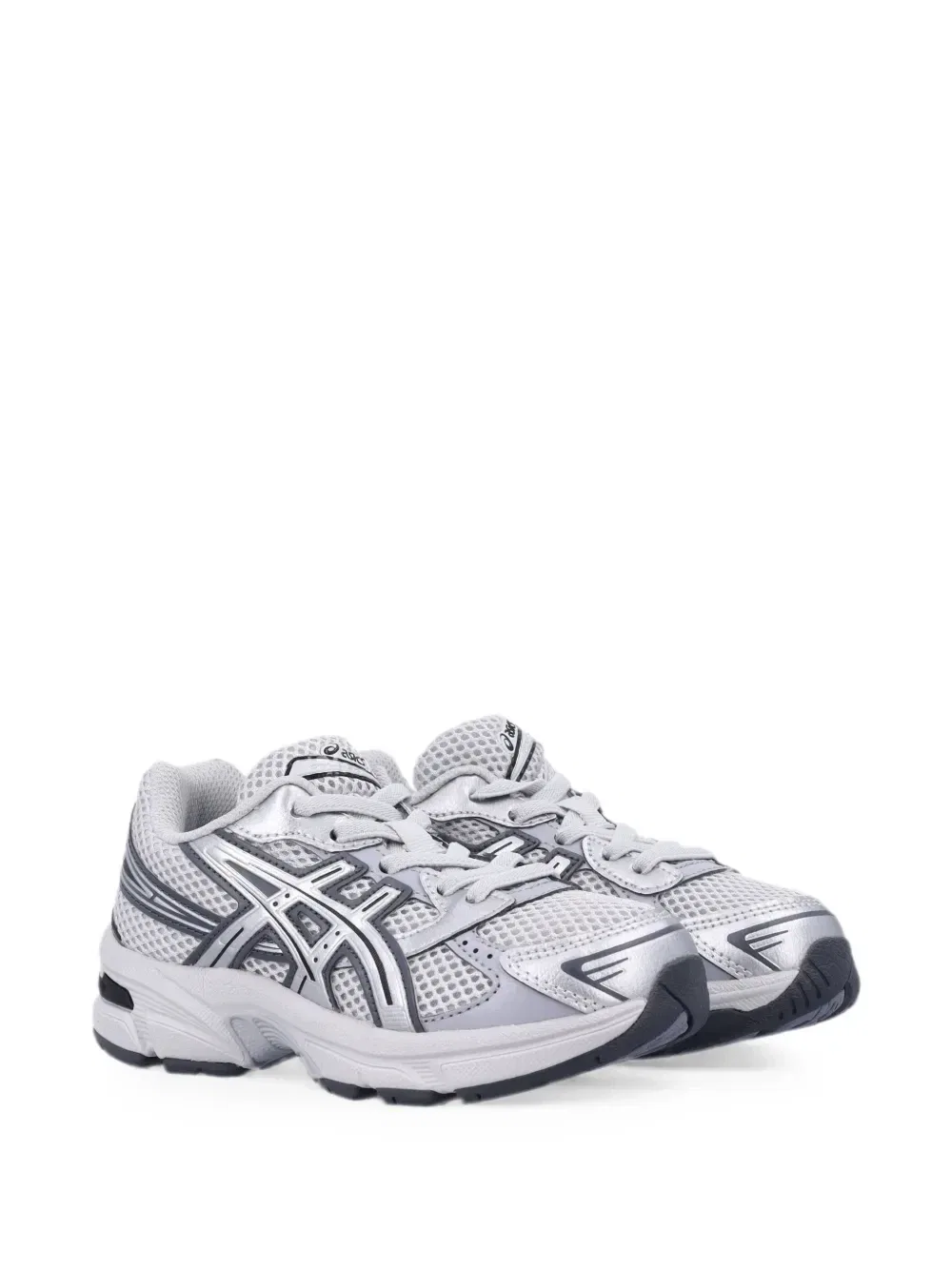 Кроссовки GEL-1130 PS с эффектом металлик Asics Kids, серый