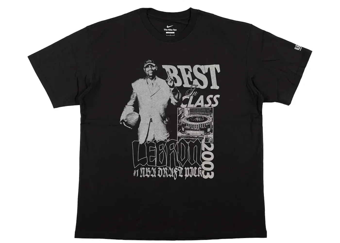 Мужская футболка с принтом LeBron James Best In Class Nike, Black