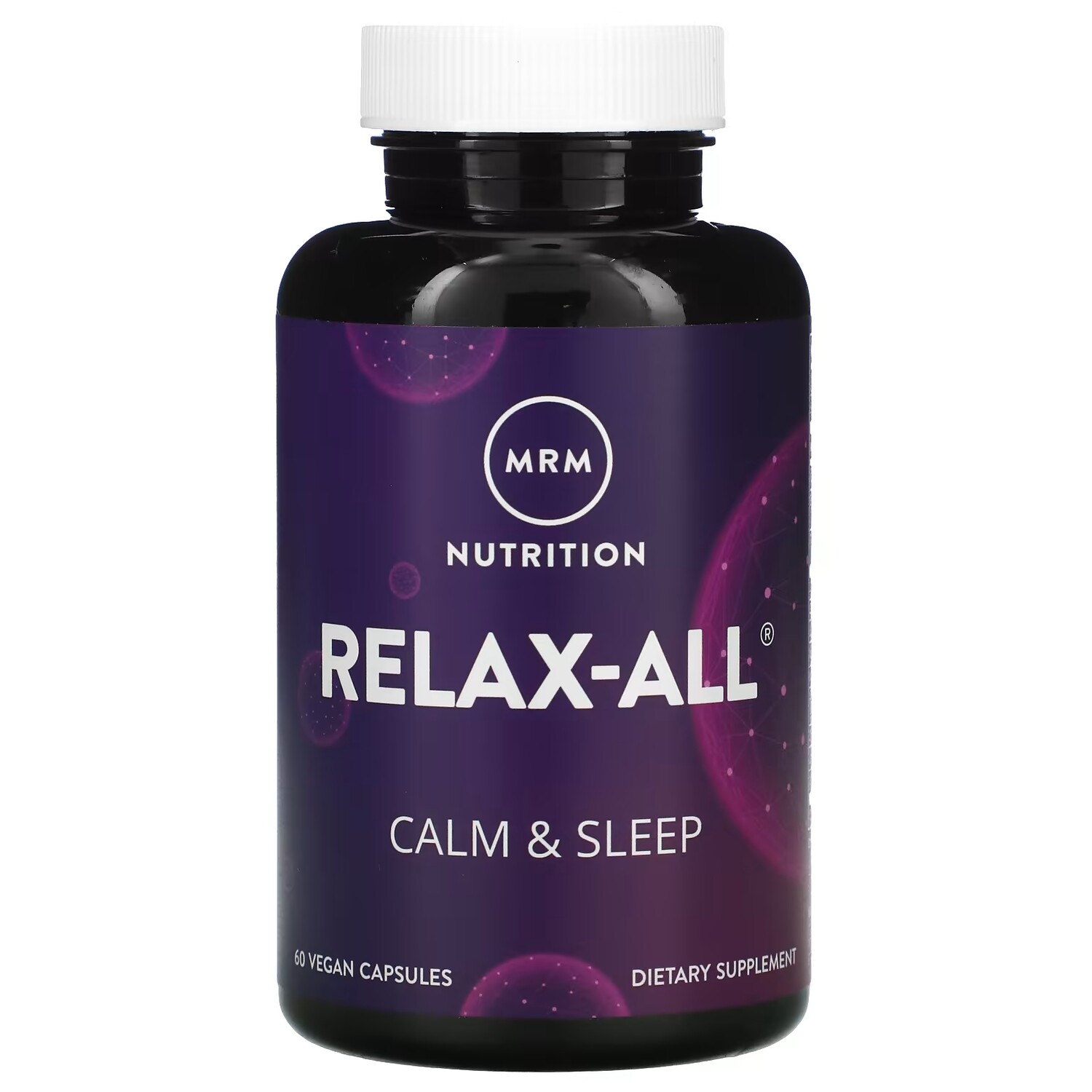 

MRM Nutrition Relax-All Calm & Sleep для расслабления и сна, 60 веганских капсул