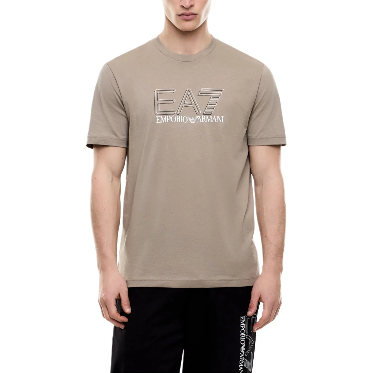 Футболка EA7 SS26, Emporio Armani, Light Umber — фото 4
