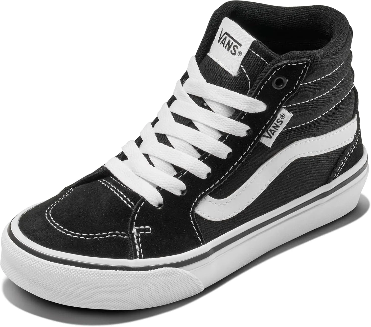 Детские кроссовки для мальчиков Filmore Hi Vans, Black/White