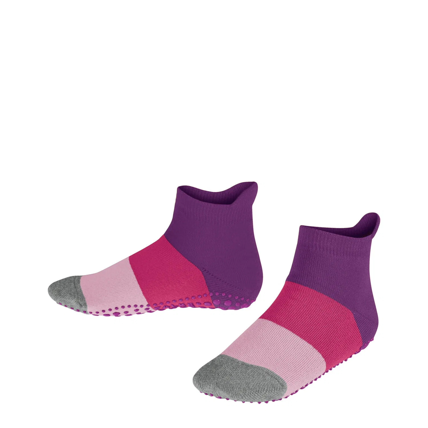 Детские носки для дома с блокированным рисунком Colour Block SN CP Falke, Konigs Lila