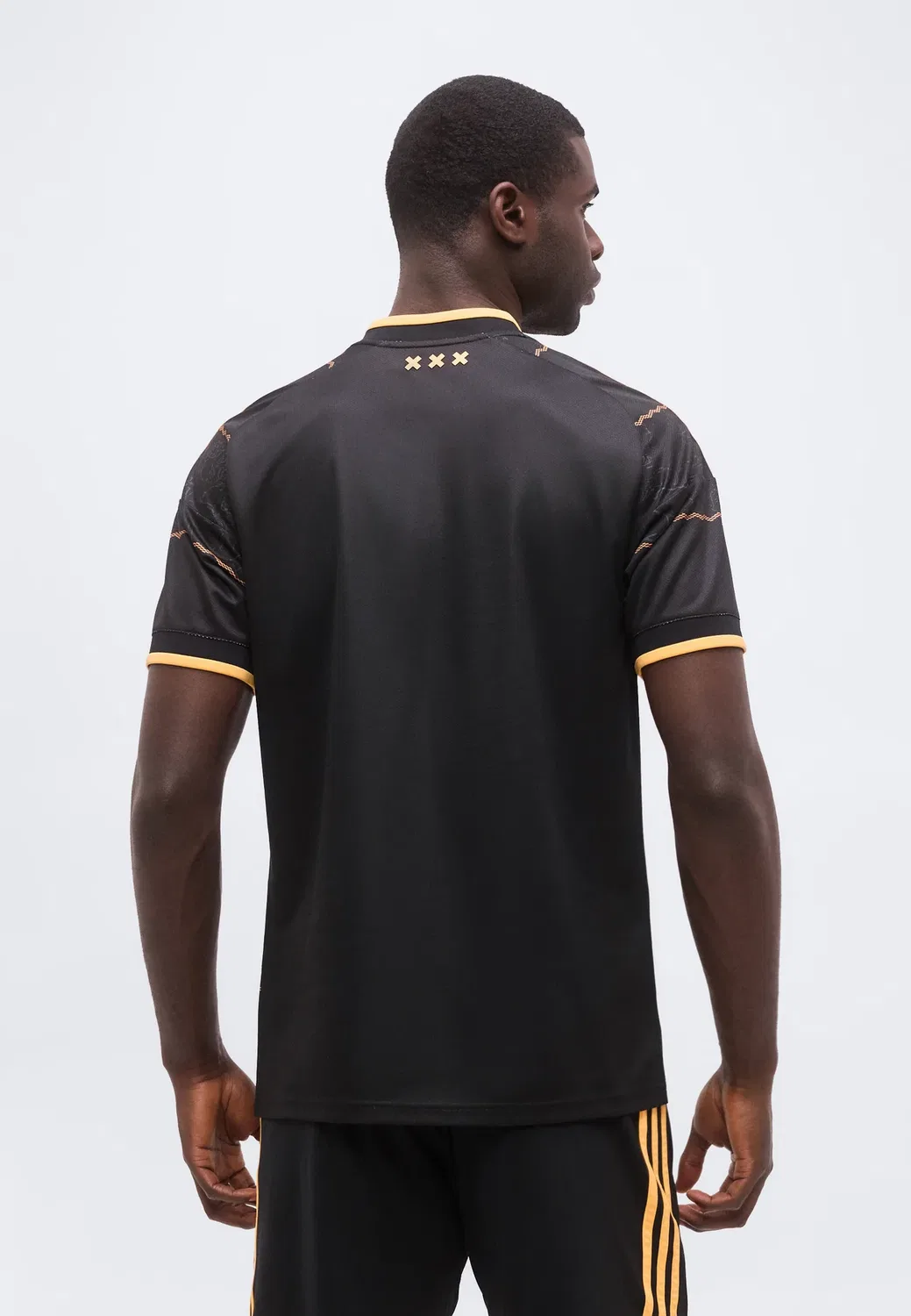 «Аякс Амстердам» выездной матч 26/27 - клубная форма Adidas Originals, Black/Hazy Orange — фото 2