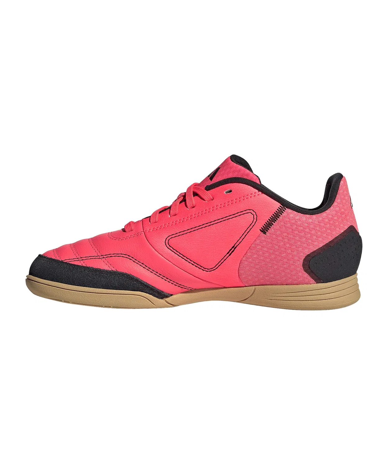 Детские для мальчиков кроссовки с принтом Top Hall Competition Indoor Adidas, Pink Black — фото 4