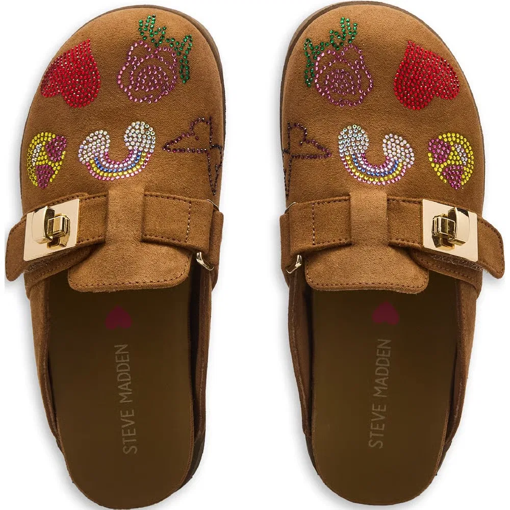 Детские сабо Jdrift Steve Madden, Cognac Multi — фото 4