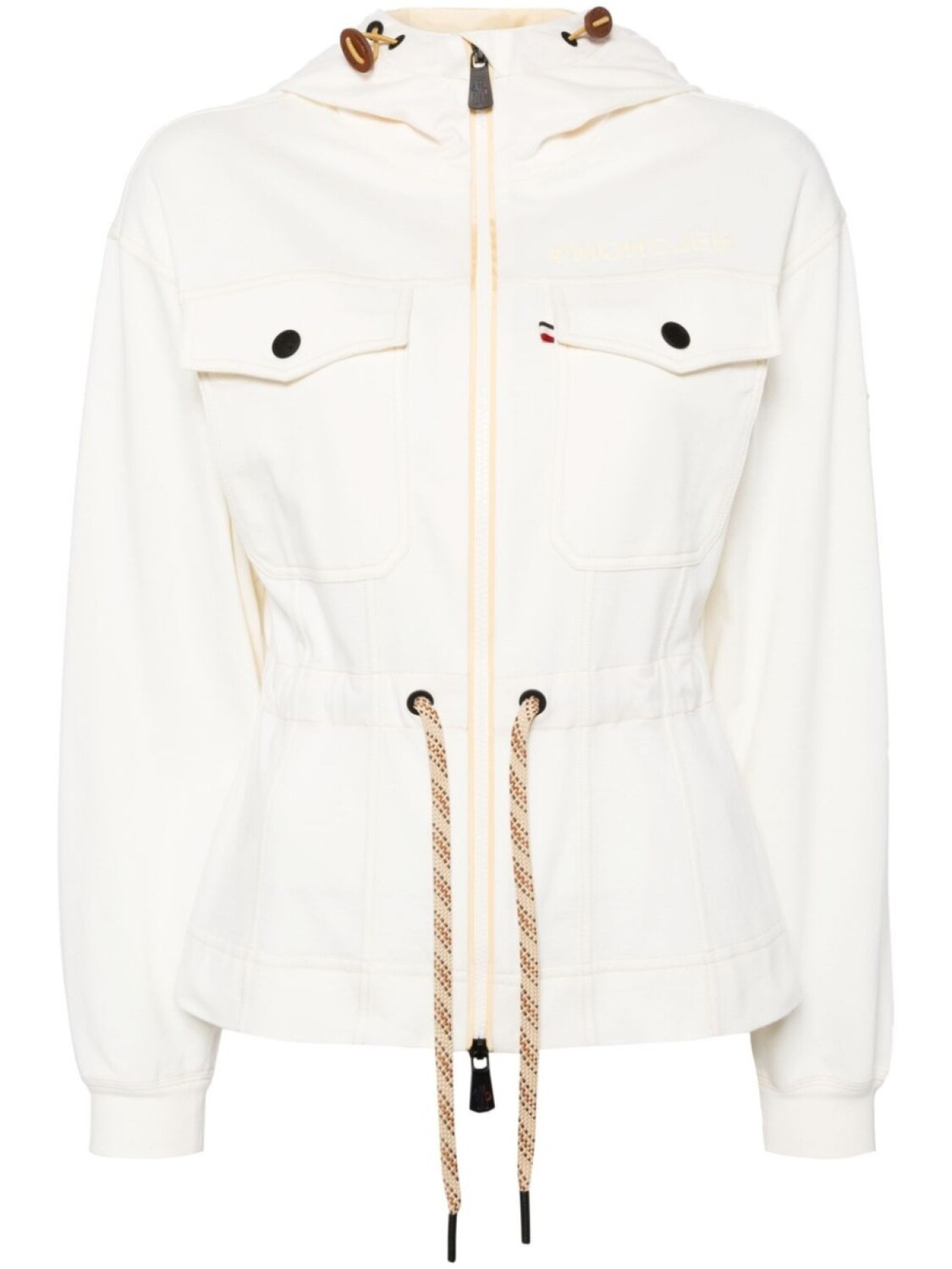 

Худи на молнии Moncler Grenoble, белый