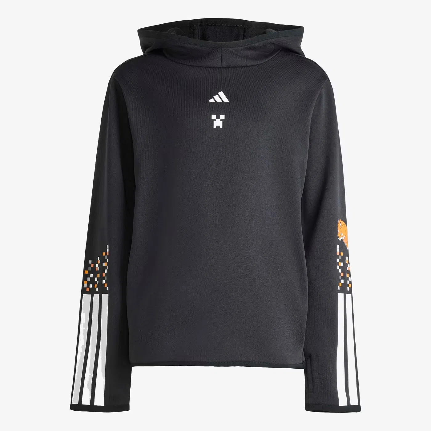 Худи с принтом Minecraft Adidas, черный