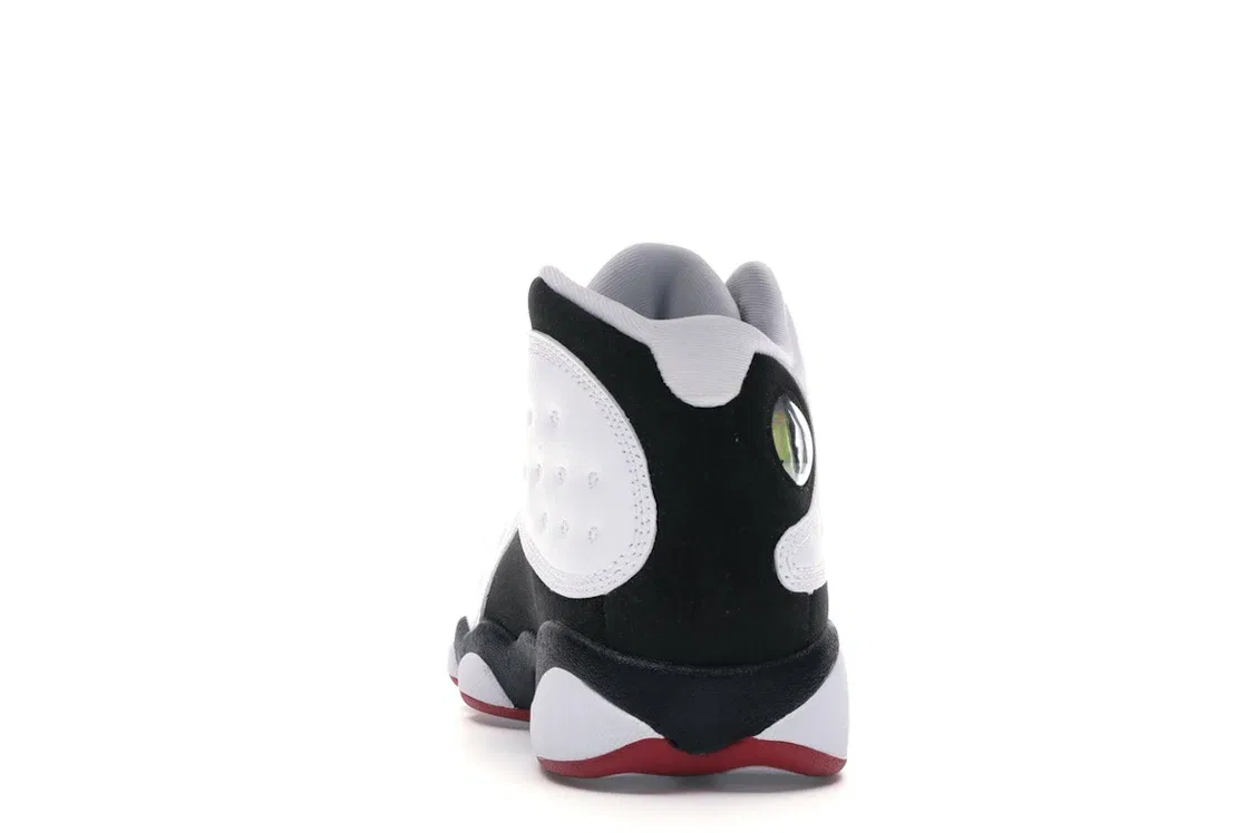 Детские кроссовки Lifestyle с принтом Jordan 13 Retro Jordan, White/True Red-Black — фото 4
