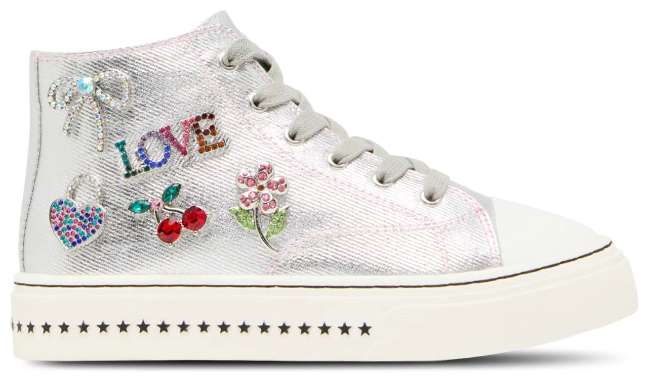 Кроссовки для девочек Jjoycee Steve Madden, серебристый