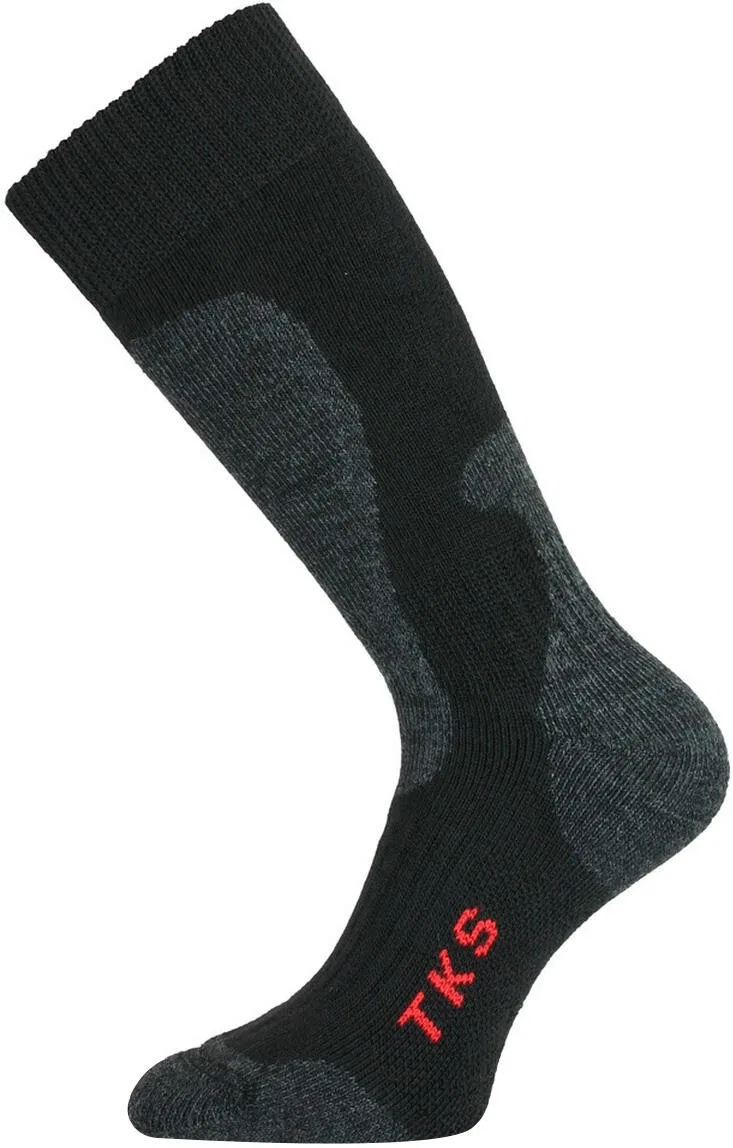 Детские леггинсы из мериносовой шерсти TKS Lasting, Schwarz / Asphaltgrau