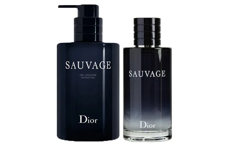 Мужской набор для ухода с гелем для душа и парфюмом Wild Men DIOR, 250 мл + 200 мл
