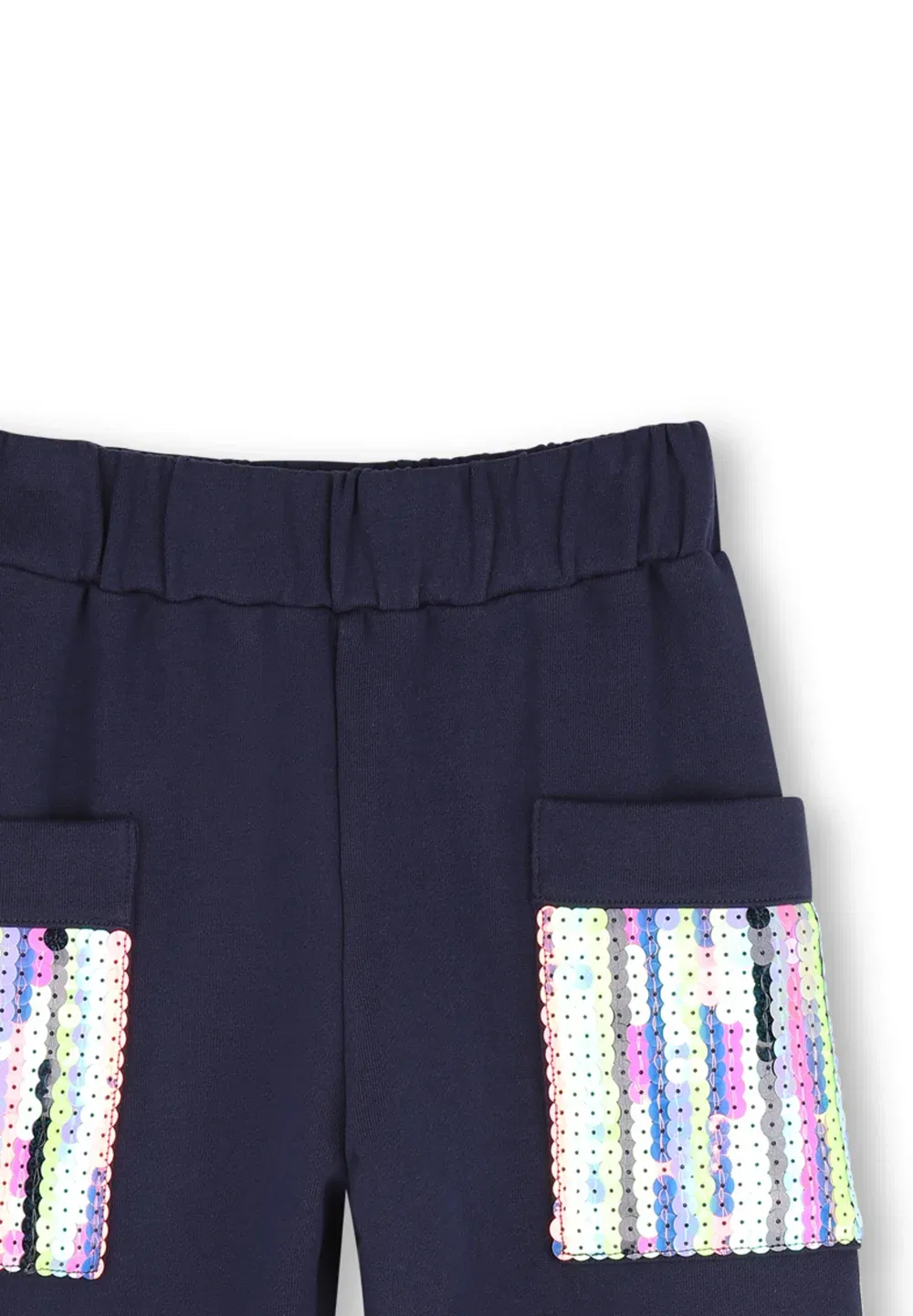Детские спортивные штаны для девочки - брюки Billieblush, Navy — фото 3
