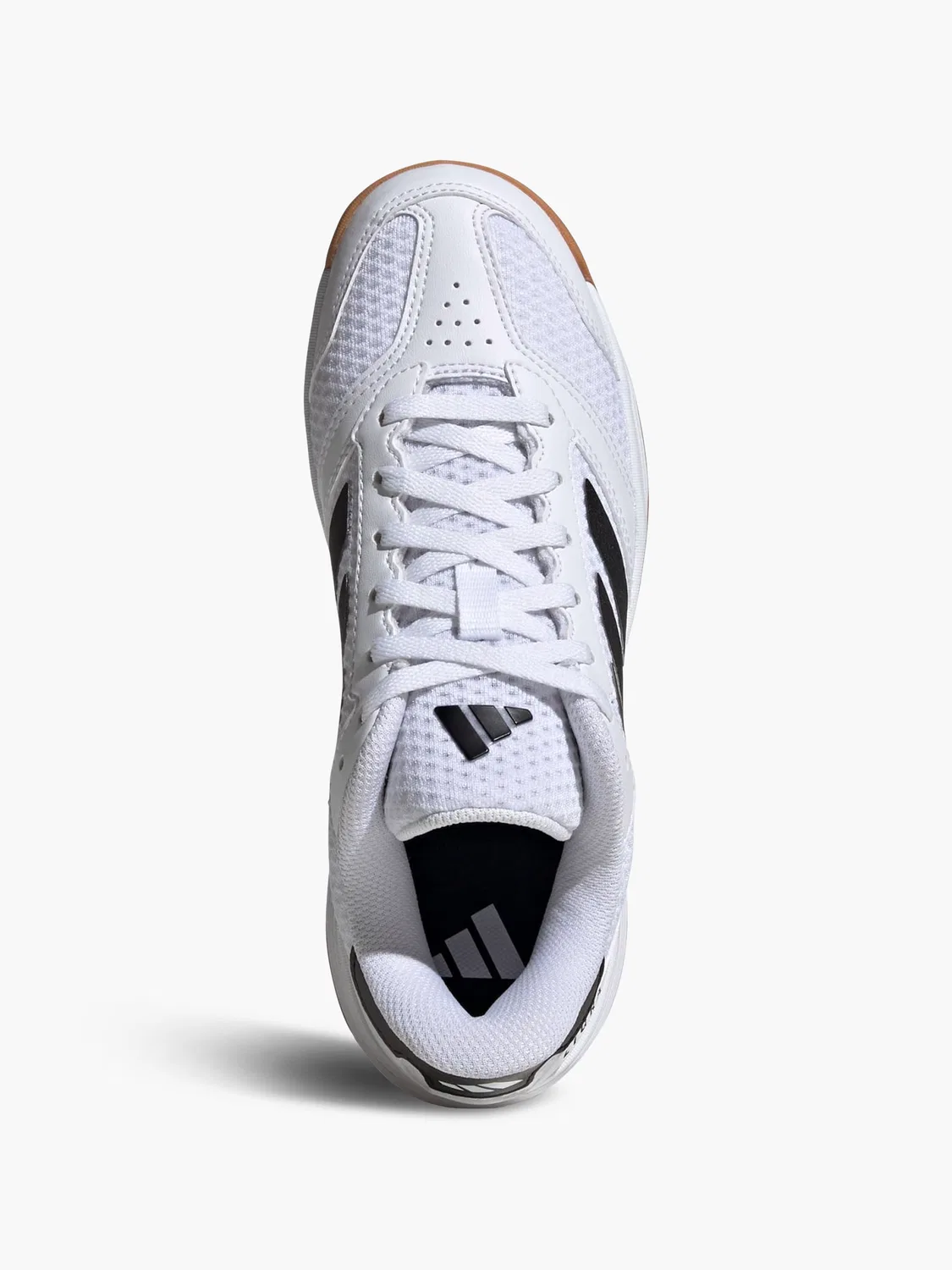 Детские тренировочные кроссовки с полосками Adidas, белый