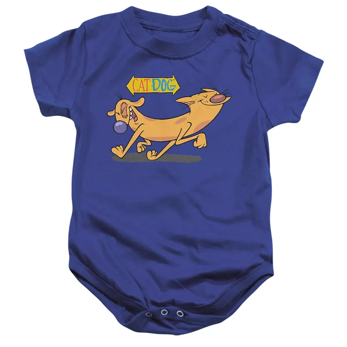 Детское боди с коротким рукавом CatDog, Royal Blue