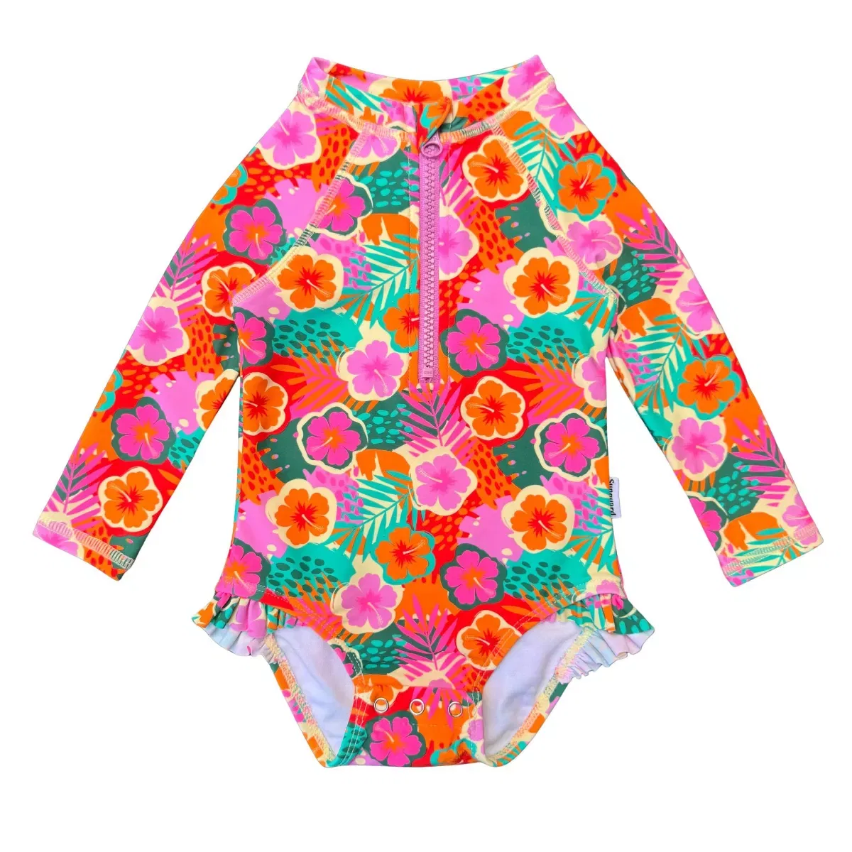Детский купальник-рашгард с длинным рукавом Emily Sunguard Swim, Aloha