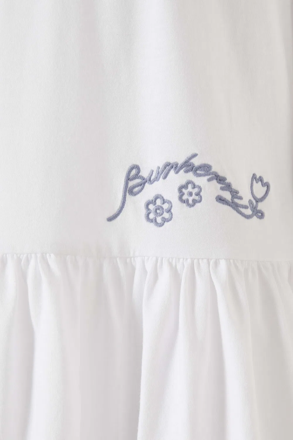 Платье с вышивкой хлопковое Burberry — фото 3