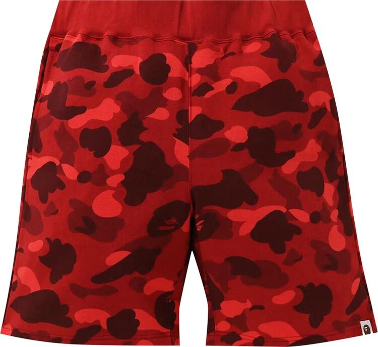 

Шорты BAPE Color Camo Sweat Shorts 'Red', красный