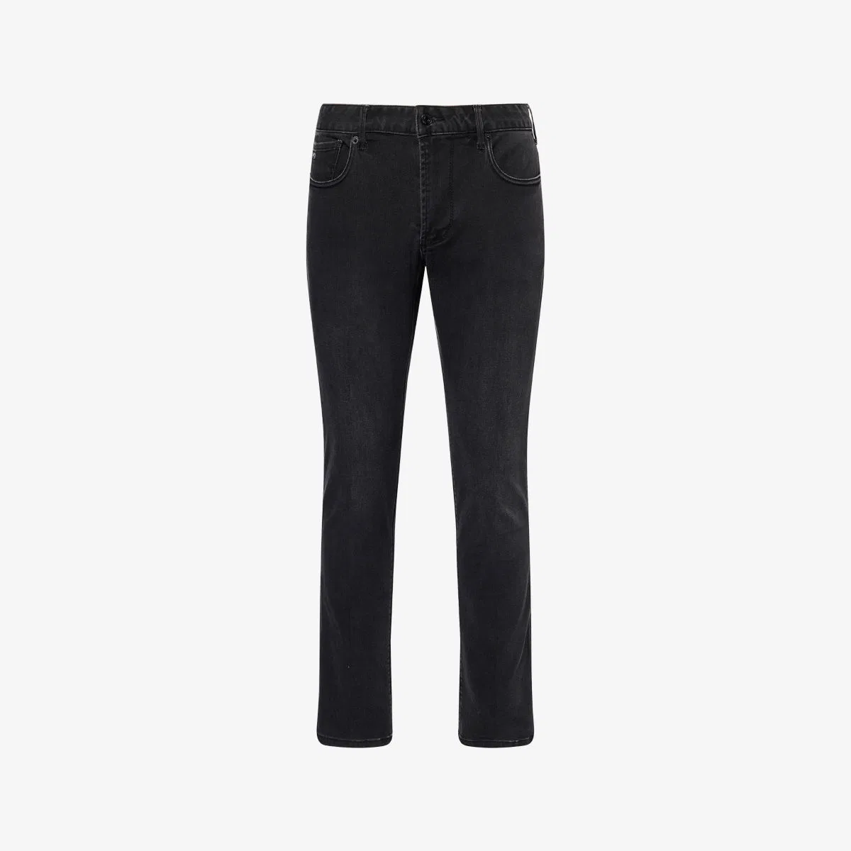 Джинсы J06 из эластичного денима зауженного кроя Emporio Armani, серый