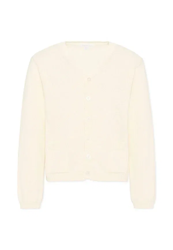 Кардиган из хлопка cardigan Patachou, Ivory, слоновая кость