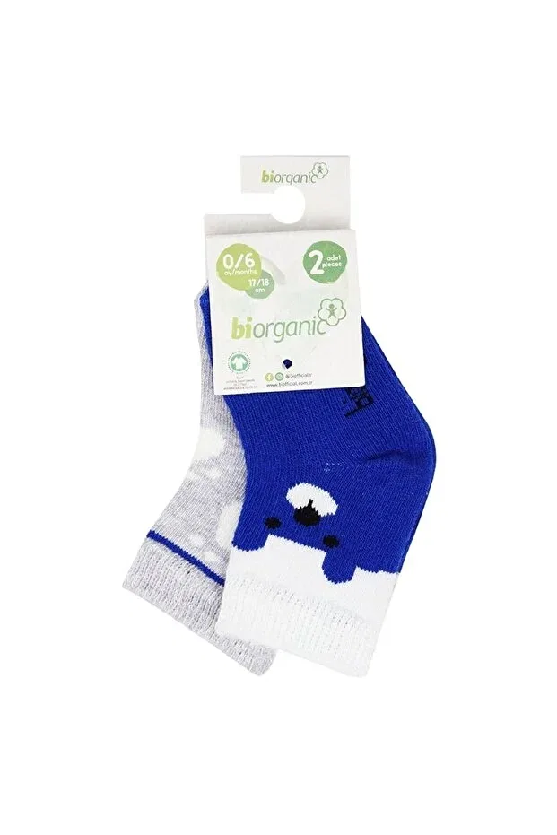 Детские носки с животными 2 шт Happy bear Biorganic, Saks