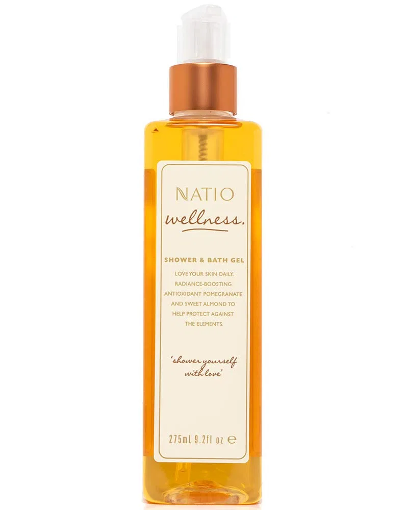 Гель для душа и ванны Wellness, Natio, 275 мл