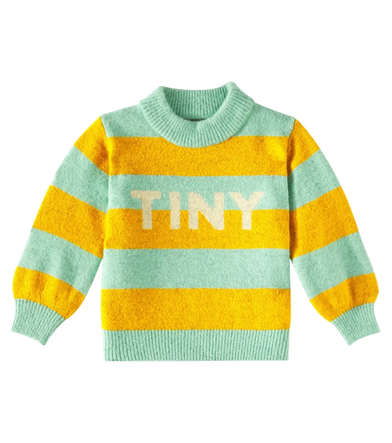 Свитшот полосатый Tinycottons, желтый